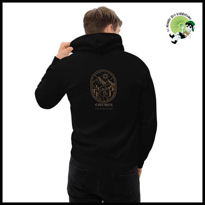 Hoodie Unisexe - Chemin des Korrigans - Noir / S