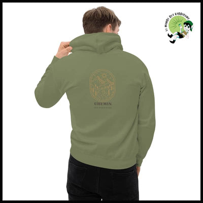 Hoodie Unisexe - Chemin des Korrigans - Vert Militaire / S