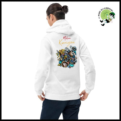 Hoodie Unisexe - Nation Korrigane - Blanc / S