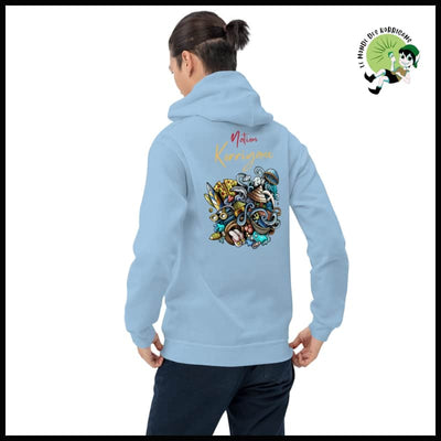 Hoodie Unisexe - Nation Korrigane - Bleu Clair / S