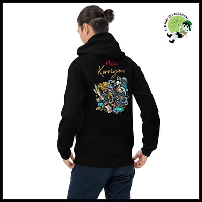 Hoodie Unisexe - Nation Korrigane - Noir / S