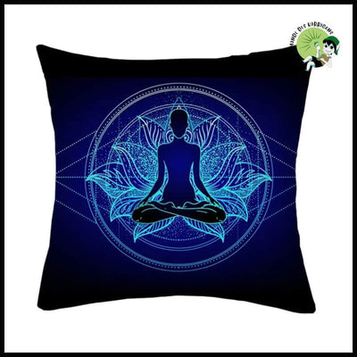 Housse de Coussin Mandala Méditation - 10 / 45X45CM - Coussins méditation avec motifs naturels