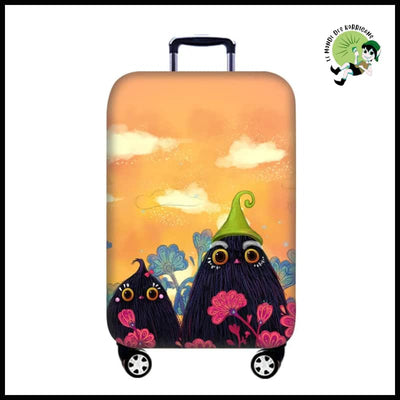 Housse de Protection Valise Florale - G / S - Sacs en toile organique avec des motifs la nature