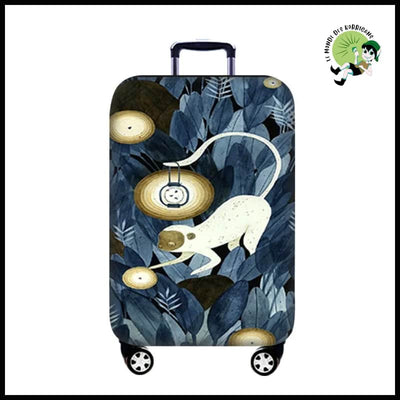 Housse de Protection Valise Florale - I / S - Sacs en toile organique avec des motifs la nature