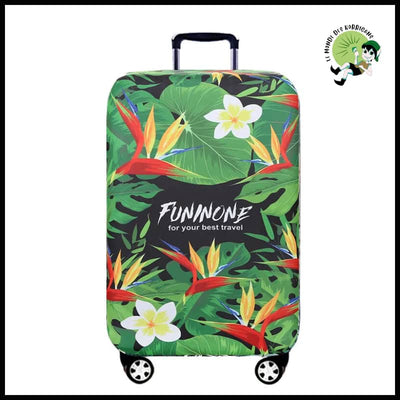 Housse de Protection Valise Florale - M / S - Sacs en toile organique avec des motifs la nature