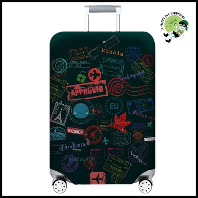 Housse de Valise Cartoon Épaisse - Accessoires voyage durables