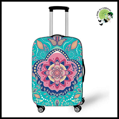 Housse de Valise Mandala Fleuri - Mandalas 07 / S - Sacs en toile organique avec des motifs la nature