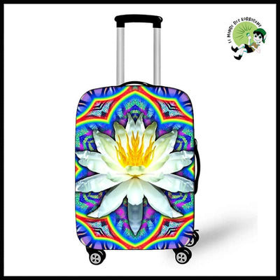 Housse de Valise Mandala Fleuri - Mandalas 10 / S - Sacs en toile organique avec des motifs la nature