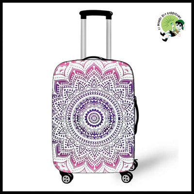 Housse de Valise Mandala Fleuri - Mandalas 16 / S - Sacs en toile organique avec des motifs la nature