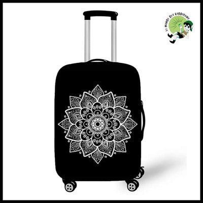 Housse de Valise Mandala Fleuri - Mandalas 19 / S - Sacs en toile organique avec des motifs la nature