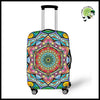 Housse de Valise Mandala Fleuri - Sacs en toile organique avec des motifs la nature