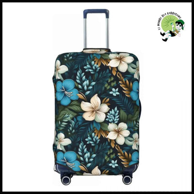 Housse de valise motif hawaïen - 1 / S - Sacs en toile organique avec des motifs la nature