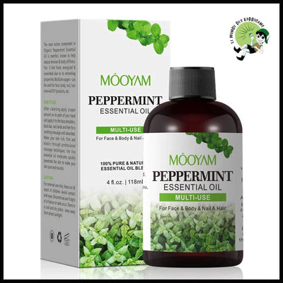 Huiles essentielles pour la peau - Menthe Poivrée / 118ml - naturelles détente