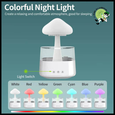 Humidificateur Champignon Lumière Colorée - Lampes et éclairages en forme de champignon