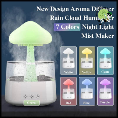 Humidificateur Champignon Lumière Colorée - Lampes et éclairages en forme de champignon