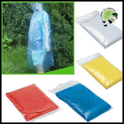 Imperméable Jetable Adulte Urgence - Multicolore - Imperméables et KWAY