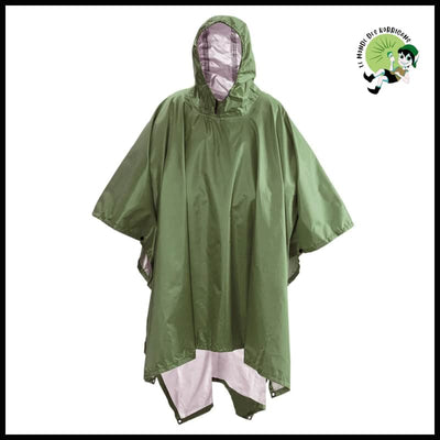 Imperméable militaire 3-en-1 Extérieur - Vert Armée Avec Argent - Imperméables et KWAY