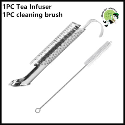 Infuseur à thé en acier inoxydable de qualité supérieure - 1PC Brosse-Infuseur - Thés et infusions biologiques relaxants