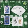 Jeu de Cartes à Jouer Étanche en Plastique PVC - 2 Bleu - Jeux cartes tarot artistiques