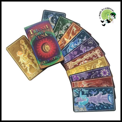 Jeu de Cartes Oracle Arc-en-Ciel Tarot - Carte en Papier - Jeux cartes tarot artistiques