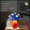 Lampe Champignon LED Bicolore - Granuleux & Bleu - Lampes et éclairages en forme de champignon