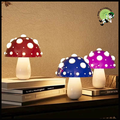 Lampe Champignon LED Bicolore - Lampes et éclairages en forme de champignon