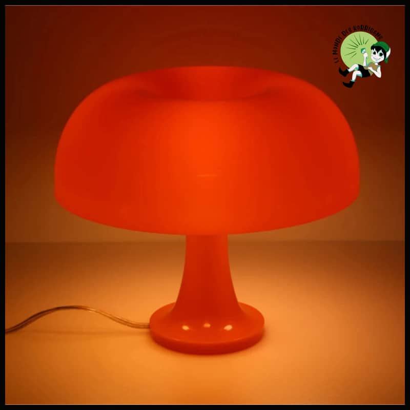 Lampe Champignon Orange pour Décoration - Lampes et éclairages en forme de champignon