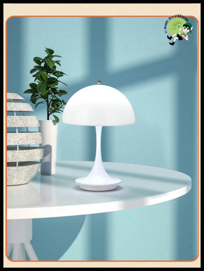 Lampe Champignon Rechargeable - Blanc / Type-C - Lampes et éclairages en forme de champignon