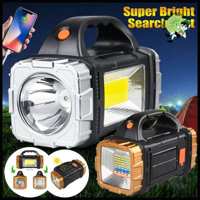 Lampe de Camping Rechargeable Solaire Étanche - Lampes camping solaires