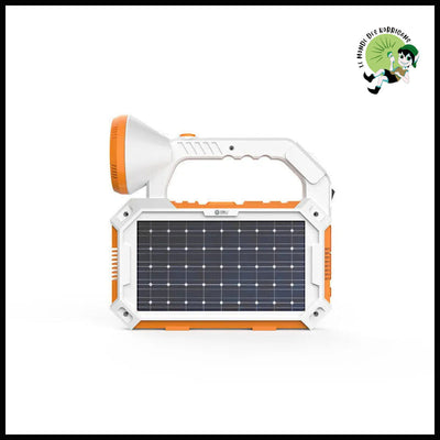 Lampe de Recherche Solaire Polyvalente Rechargeable USB pour Camping en Plein Air - Lampes camping solaires