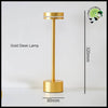 Lampe de Table Champignon Rechargeable - Or - Lampes et éclairages en forme champignon