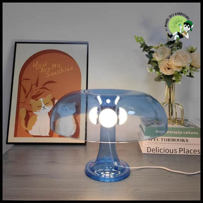 Lampe de Table LED Champignon - Transparent-BlEU / EU - Lampes et éclairages en forme champignon