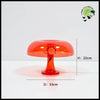 Lampe de Table LED Champignon - Transparent-Rouge / EU - Lampes et éclairages en forme champignon