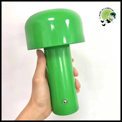 Lampe de Table Rechargeable Design Italian - Vert / Chargement type C - Lampes et éclairages en forme champignon