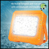 Lampe de Travail Portable et Rechargeable à LED Solaire 6000mAh - Orange - Lampes camping solaires