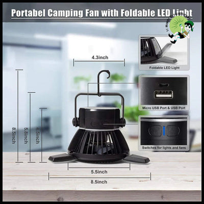 Lampe Solaire Camping LED - MOS-FSH01 - Lampes de camping solaires