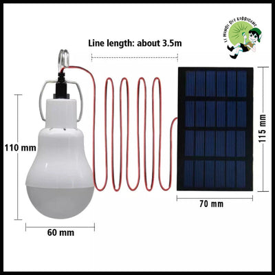 Lampe Solaire Extérieure Portable - Lampes de camping solaires