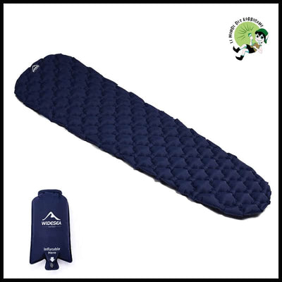 Matelas Gonflable de Camping Widesea - Bleu Marine Avec Sac - Couvertures pique-nique naturelles