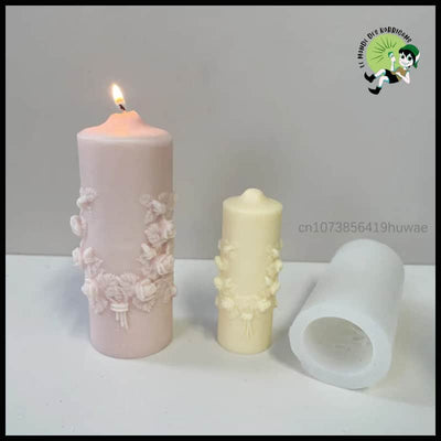 Moule en Silicone Pour Bougie Parfumée Bouquet de Roses - Bougies rituelles à base cire naturelle