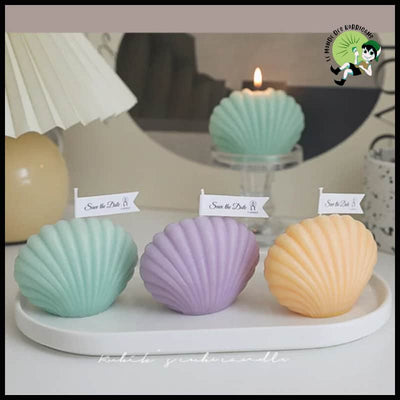 Moule Silicone DIY Bougie Coquillage 3D - Bougies rituelles à base de cire naturelle