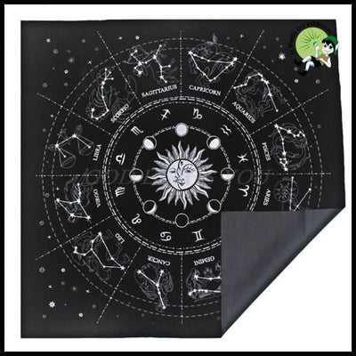 Nappe de Tarot des 12 Constellations - Kits d’initiation à la divination