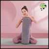 Oreiller de Yoga Selfree pour Méditation - Coton Gris Rond - Coussins méditation avec motifs naturels