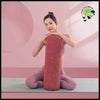 Oreiller de Yoga Selfree pour Méditation - Coton Rouge Rond - Coussins méditation avec motifs naturels