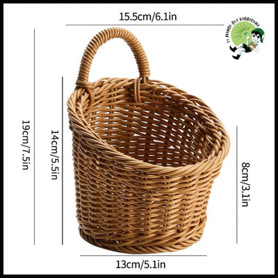 Panier de Rangement Tissé Mural - S7 - panier