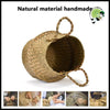 Panier Tressé Naturel Pliable - panier