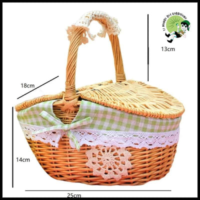 Panier Tressé Polyvalent et Élégant - B - panier