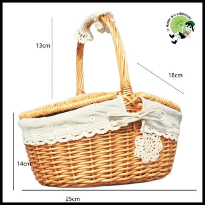 Panier Tressé Polyvalent et Élégant - C - panier