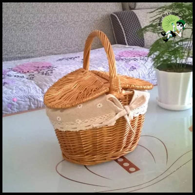 Panier Tressé Polyvalent et Élégant - panier