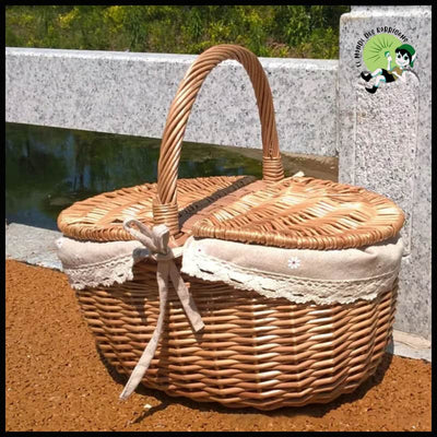 Panier Tressé Polyvalent et Élégant - panier