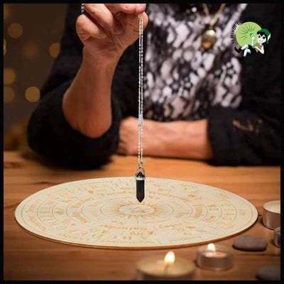 Panneau de Pendule Divinatoire en Bois - Kits d’initiation à la divination